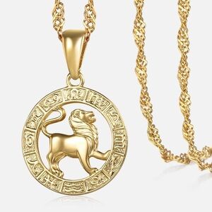 1 Zodiac Sign 18kts of Goldplated Necklace